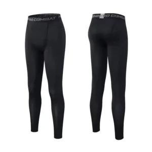 Mens Compression Pants Tights Workout Active Shorts