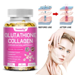 Collagen with Glutathione, Advanced Hydrolyzed Formula for Optimal Absorption