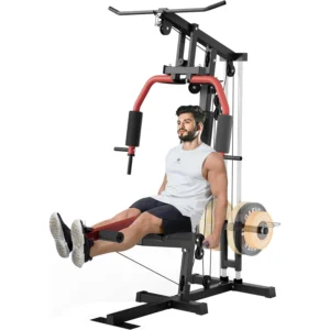 Home Gym with Chest Press,LAT Pulldown,Leg Extension & Cable System