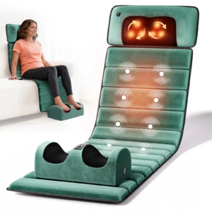 Full Body Massage Mat with Heat, Detachable Massager Pad