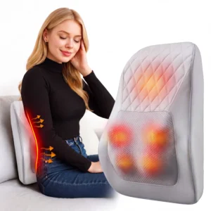 Back Massager Neck Massager with Heat 3D Kneading Massage Pillow